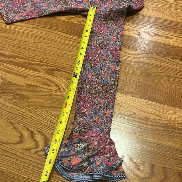 NWT Free People Amelia Printed Blouse Bell Sleeve Blouse $138 Size M or L - Picture 15 of 16